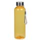 Číra fľaša na pitie s farebným nádychom, objem 550 ml, žltá